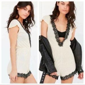 Urban Outfitters Out From Under Lace Romper - EUC